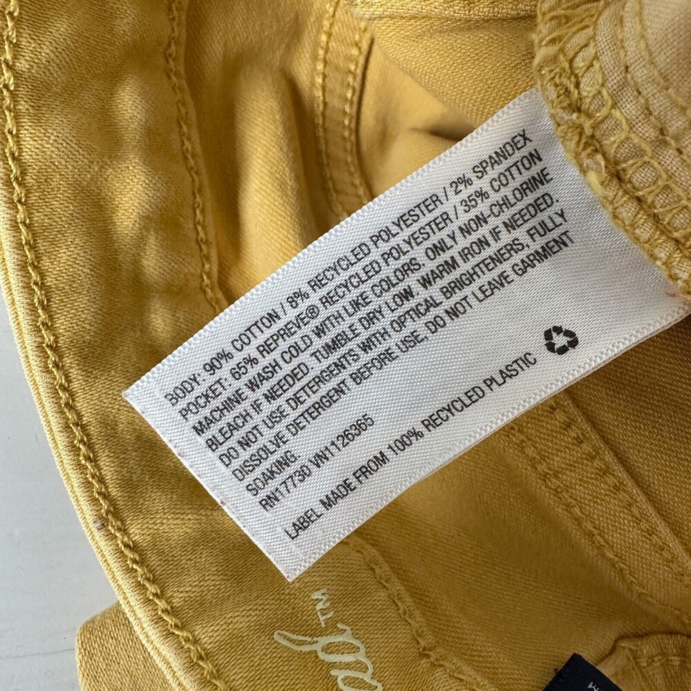 Universal Thread Mustard Yellow Button Fly Cut Of… - image 8